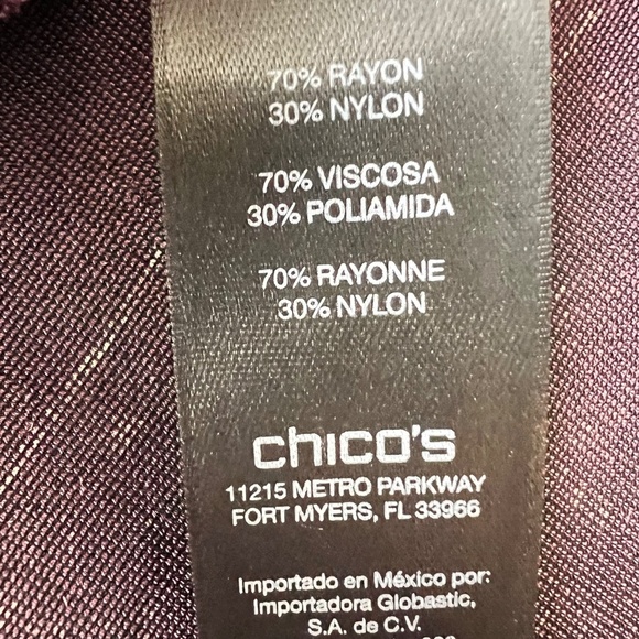 Chico’s Traveler Burnout Velvet Paisly Kimono - Picture 9 of 11